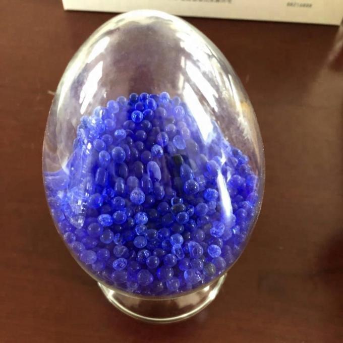 Tamanho absorvente esfÃ©rico azul do gel de silicone 1 milÃ­metro, 2-5mm