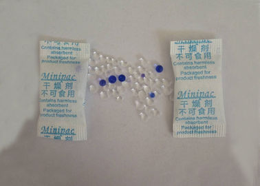 China A umidade alta da atividade que absorve gel branco/azul de Packe, do silicone embala fornecedor