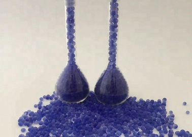 China Grânulos dessecantes azuis do gel de silicone, cristais do gel de silicone da pureza alta fornecedor