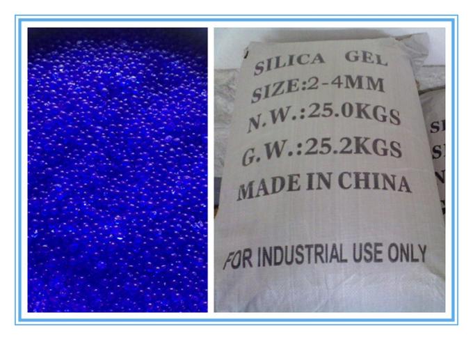 Inodoro Nontoxic dessecante de indicação azul do gel de silicone da mudança da cor